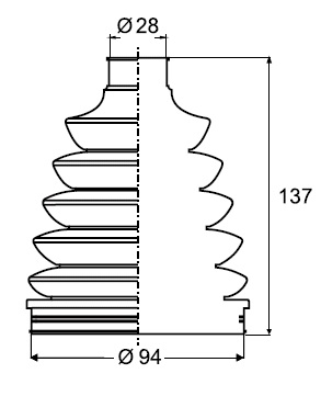 FUELLE (L/R) TOYOTA HILUX SW4 (98-02)