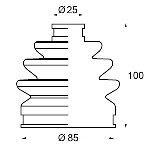 FUELLE (L/R) HONDA CIVIC / ACCORD /PRELUDE  (93-99) // MITSUBISHI L200