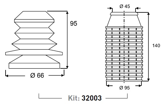 TOPE y FUELLE AM (D) CHEV MONZA (90.)