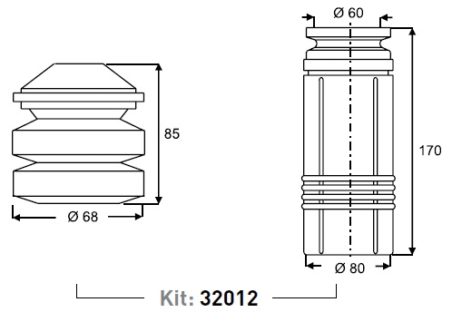 TOPE y FUELLE AM (D) FIAT TEMPRA