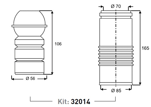 TOPE y FUELLE AM (D) FIAT TIPO