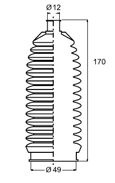 FUELLE CREM (IZQ/DER) HONDA NEW CIVIC 06/. / FIT 02/...