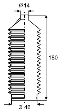 FUELLE CREM (IZQ/DER) CHEV ASTRA 96/... / MERIVA 03/. / VECTRA 94/. / ZAFIRA 01/11