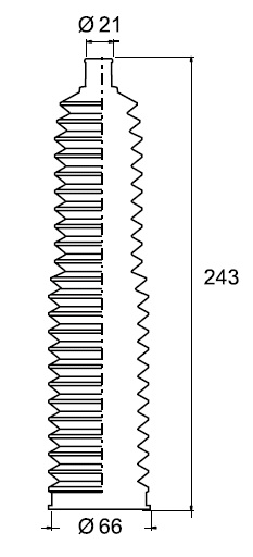FUELLE CREM (IZQ/DER) VW PASSAT 95/.