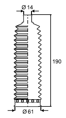 FUELLE CREM (IZQ/DER) REN DUSTER 1.6 4X2 // CHEV LUX 4X2 / 4X4 IZUSU