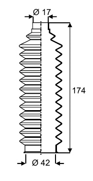 FUELLE CREM (M) (IZQ) VW 1500 MECANICA