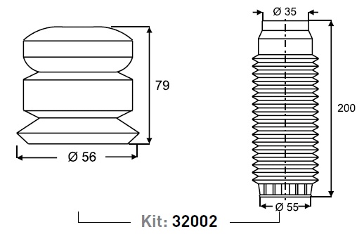 TOPE y FUELLE AM (D) CIT BERLINGO / PICASSO / XSARA / ZX  //  PEU 205 / 306 / 405 / PARTNER
