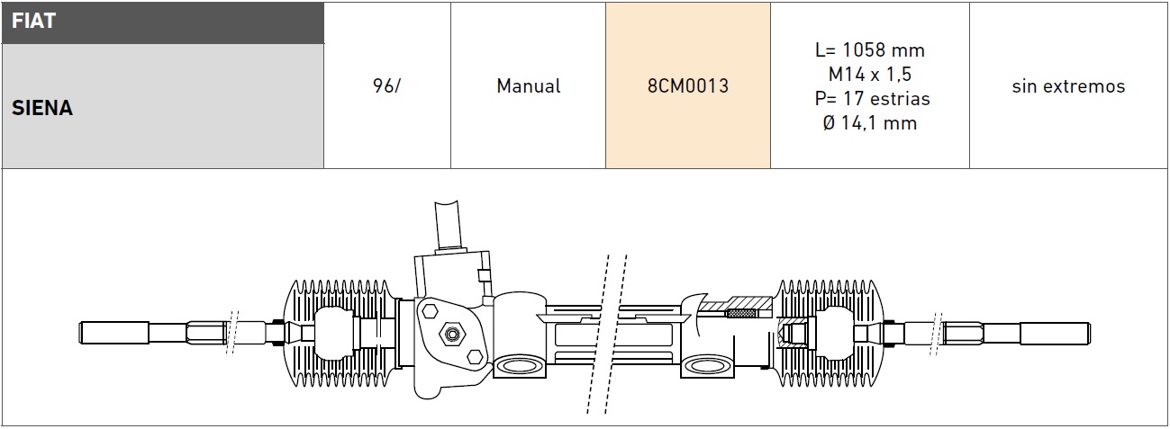 CREM FIAT PALIO/SIENA/PALIO WEEKEND