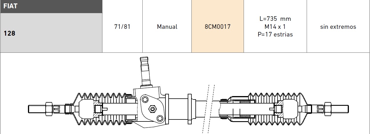CREM FIAT 128 / 128 Europa   71/81 S/EXT   Manual