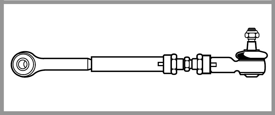 B/MANDO VW GOL 98/08   REGULABLE  IZQ  L=605