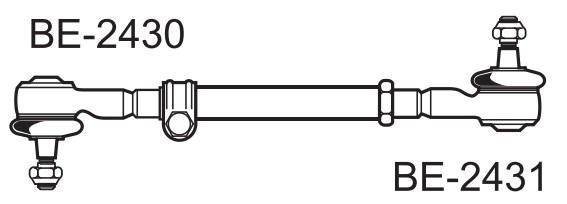 EXT CON ACOPLE BARRA VW KOMBI 81/...