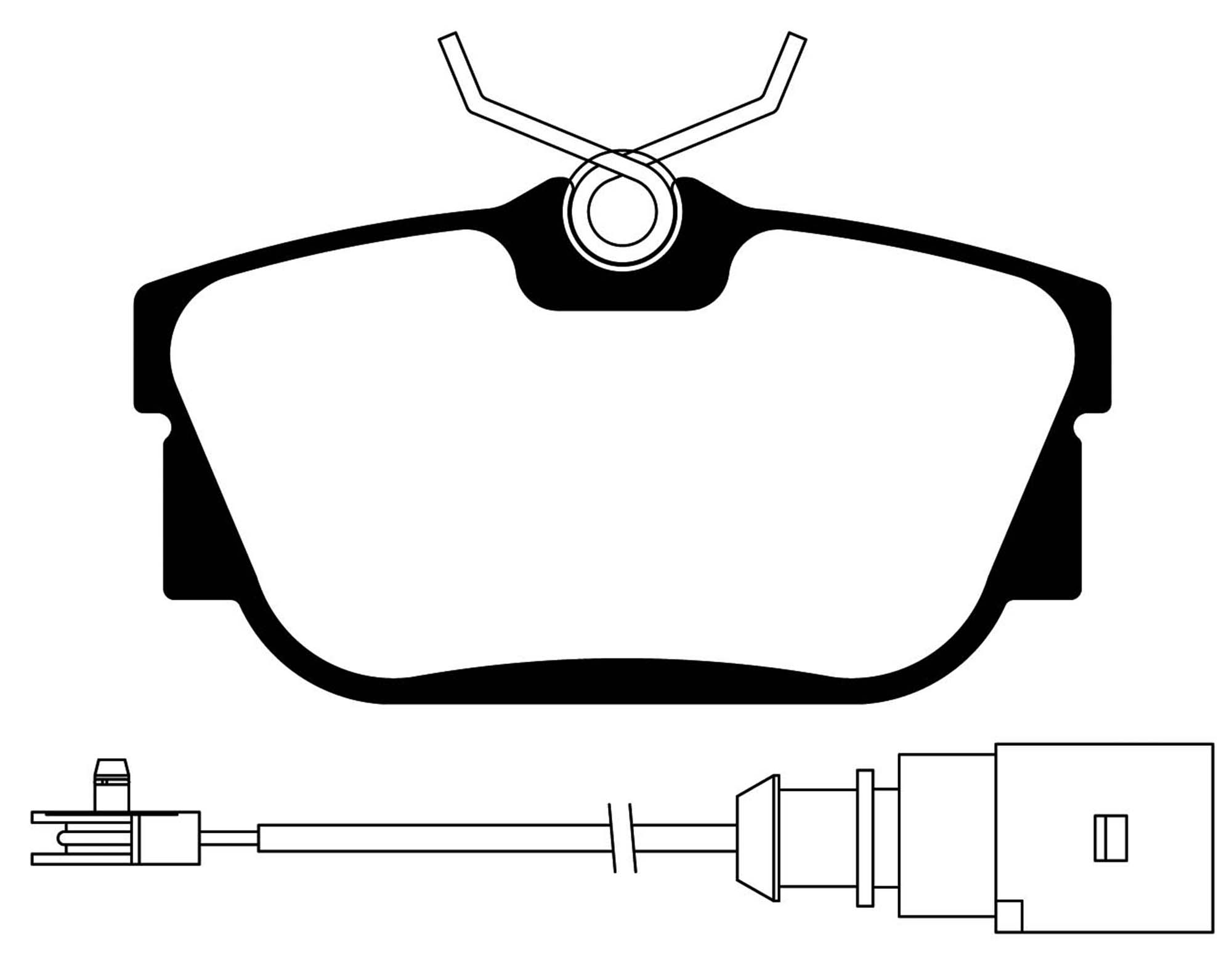 PAST VW TRANSPORTER  C/SENS 01/... (T4) / SHARAN 1.9 TDI - 2.8 4WD (c/sensor) 01/... TRAS