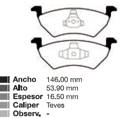 PAST VW GOL TREND (TODOS) / VOYAGE (TODOS) DEL