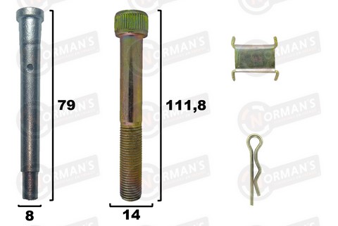 KIT CALIPER CHEVROLET C20 / D20 / FORD F1000 BOSCH DEL.