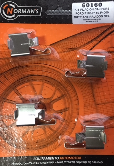 KIT FIJACION CALIPERS FORD F100-F150-F4000 DUTY ANTIRRUIDOS DEL.